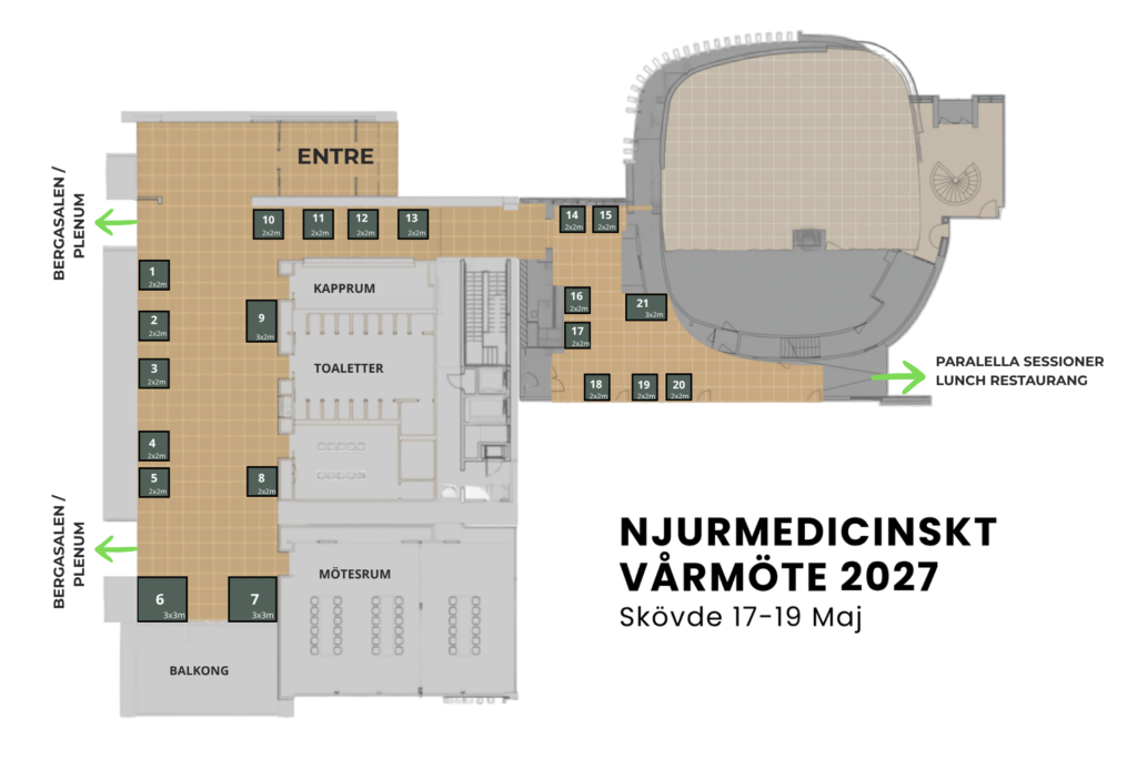 Utställningskarta - Njurmedicin 17-19 maj
